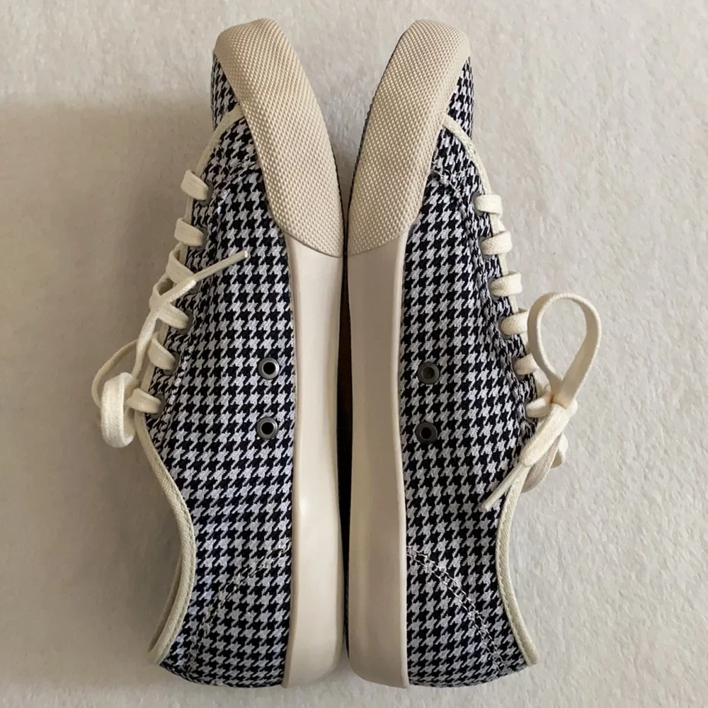 {NWOT} SeaVees for J.Crew | Monterey Houndstooth Sneaker Vegan SF 06/67 (6.5) - Picture 12 of 16
